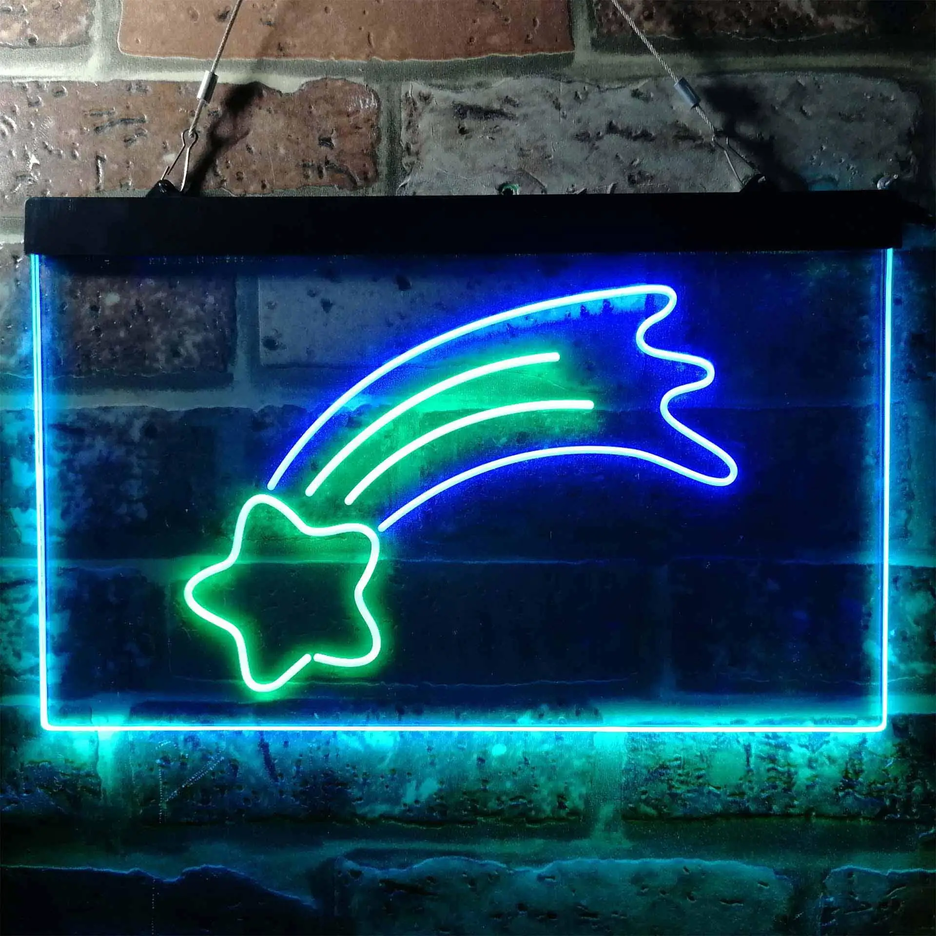 

Falling Shooting Star Dual Color Led Neon Sign st6-i3772