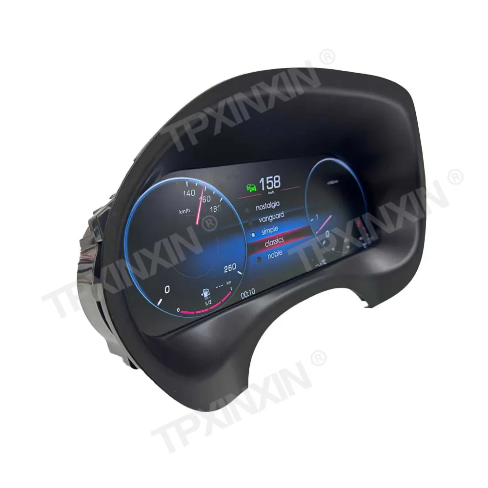 12.3 Inch Car Ditigal Cluster LCD Dashboard Display For Benz Vito 2016~2023 Instrument Panel Multifunctional