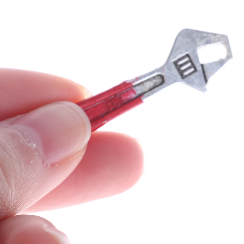 مجموعات إصلاح صغيرة لبيت الدمية ، ملحقات مطرقة ومفتاح ربط ، ألعاب أثاث ، 6 ونيوم