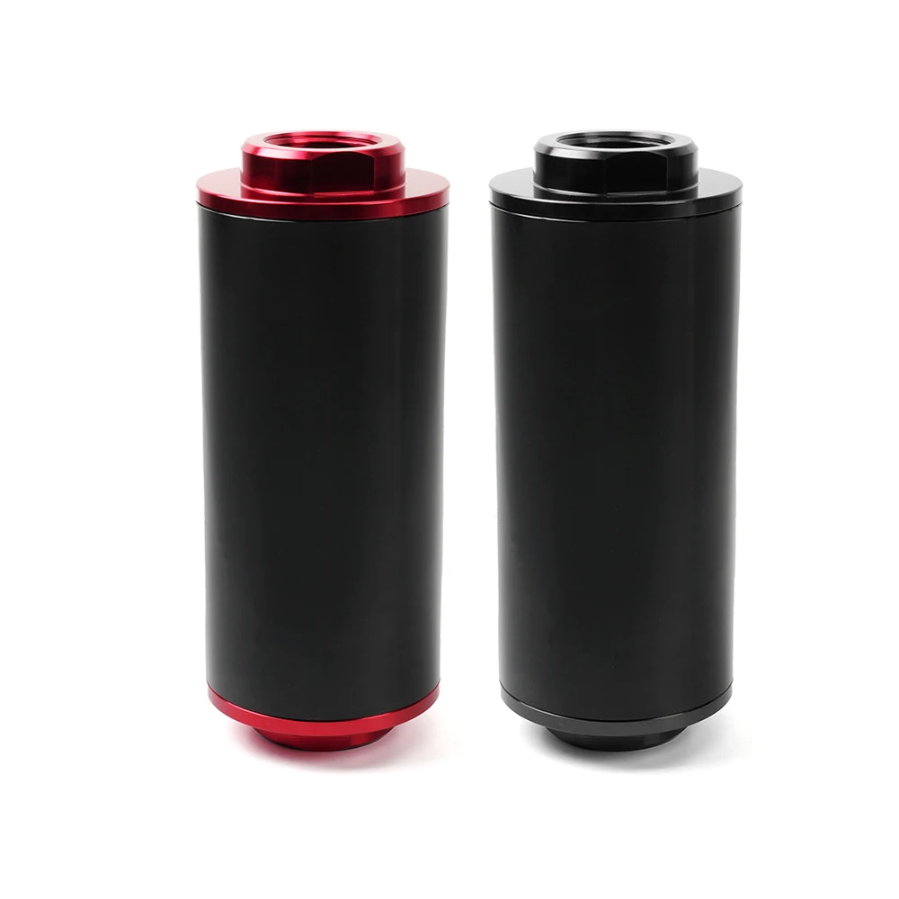 Rastp-neue 44mm 60 Mikron/50mm 100 Mikron Racing Inline Kraftstoff filter Aluminium mit Halterung mit an10 an8 an6 Armaturen Adapter – Detail 1