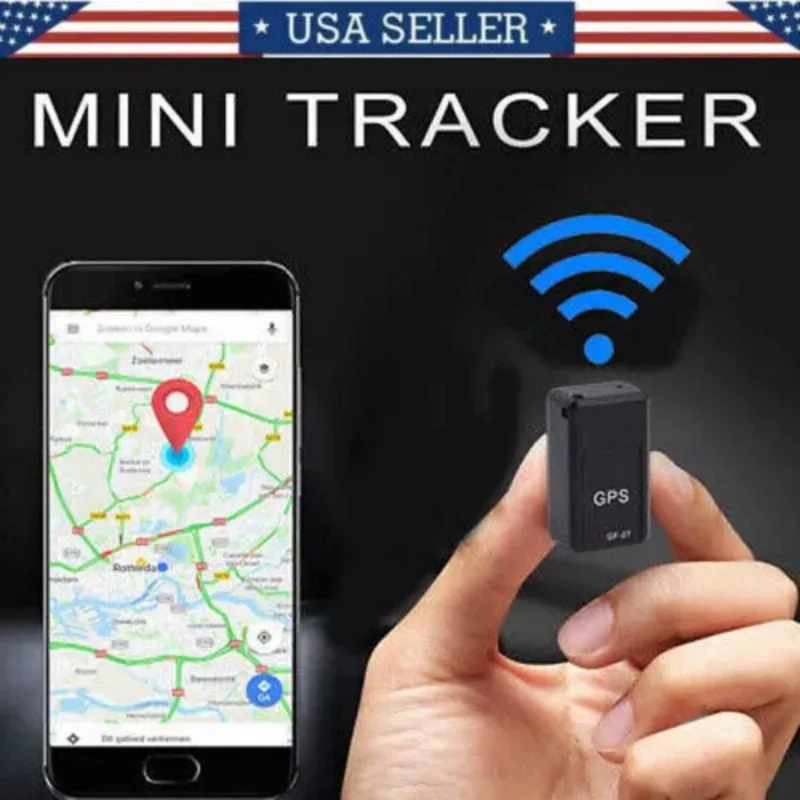Mini GPS magnético GF07 localizador de carro em tempo real rastreador GSM/GPRS dispositivo de rastreamento