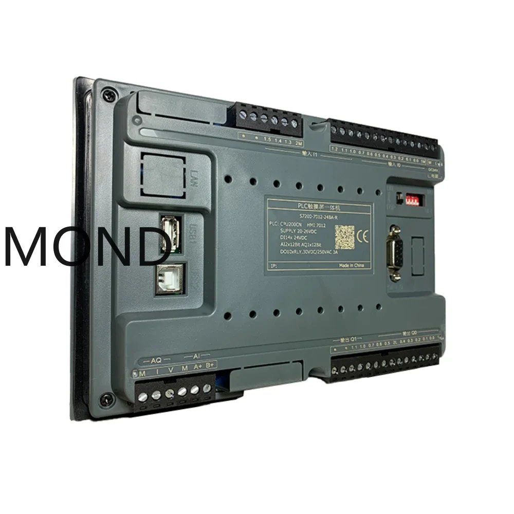 7 inch All-in-one PLC Touch Screen Controller Replace Siemens S7-200 HMI Machine Man Interface CPU224XP CPU226 PLC RS485