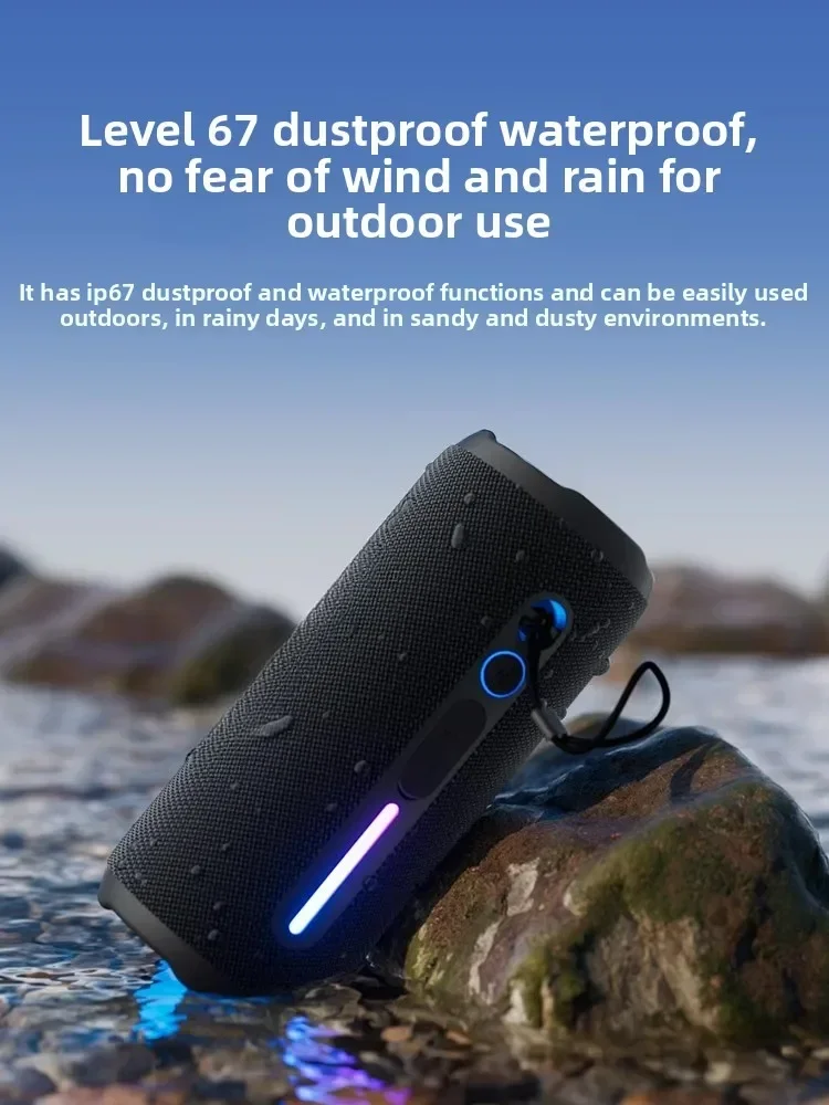 M6 Bluetooth Speaker 30W Portable Waterproof Wireless Speaker High Fidelity Sound IPX Water Resistance Bass Boost Portable Audio
