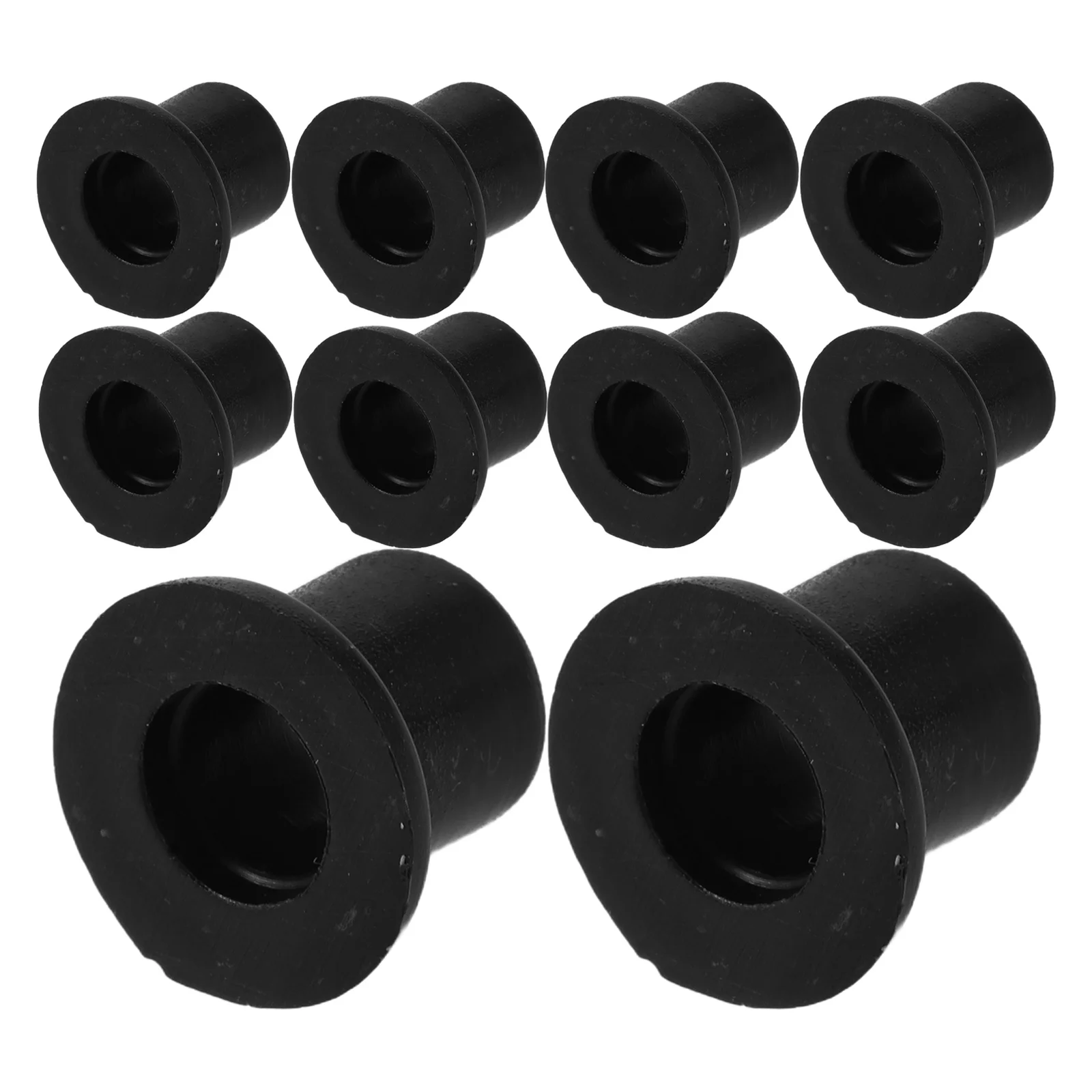 

100Pcs Glass Door Pivot Bushing Black Plastic Sleeve 8Mm Od Universal Cabinet Display Case Shower Door Hinge Sleeve Replacement