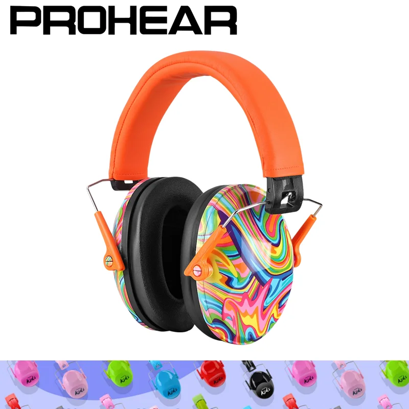 

PROHEAR 2pcs Kids Earmuffs Set Professional Safety Hearing Protectors Passive Noise Reduction Ear Protection for Sleep Reading