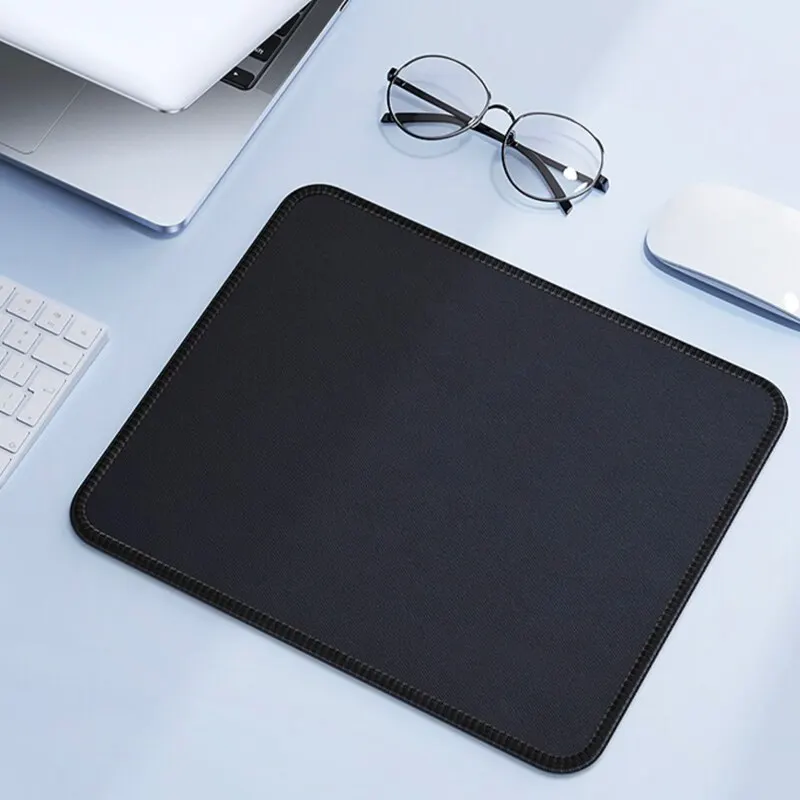 Pure Black Mouse Pad, Thickened Game Office Mouse Pad