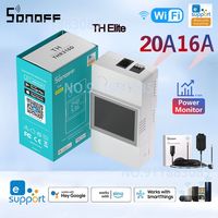 SONOFF TH Elite 16A/20A WiFi Smart Switch Monitoring Temperature And Humidity Monitoring Switch Smart Home Work With THS01/RL560