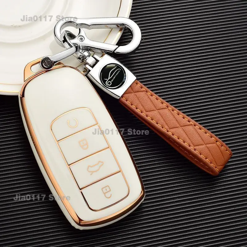For Chery Tiggo 2 4 7 8 Pro Jaecoo 7 J7 J8 OMODA5 C5 Arrizo 8 Car Key Holder Keychain Silicone Case Key Cover Free shipping