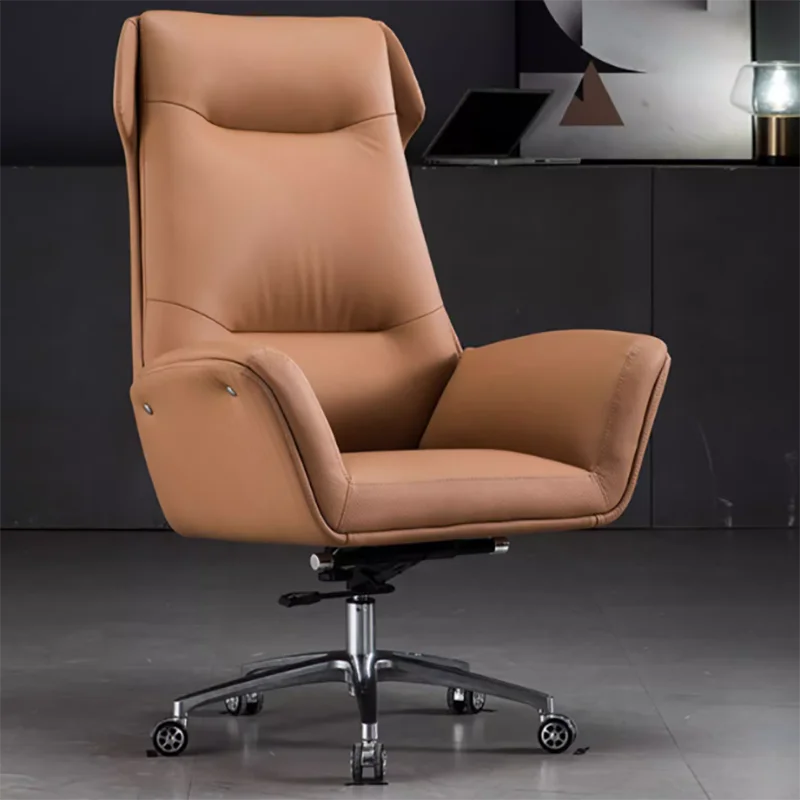 

Коричневый расслабляющий стул-кровать, удобное игровое кресло с регулируемой высотой, компьютерное кресло на колесах, удобная комната для ПК, вращающаяся спинка Muebles