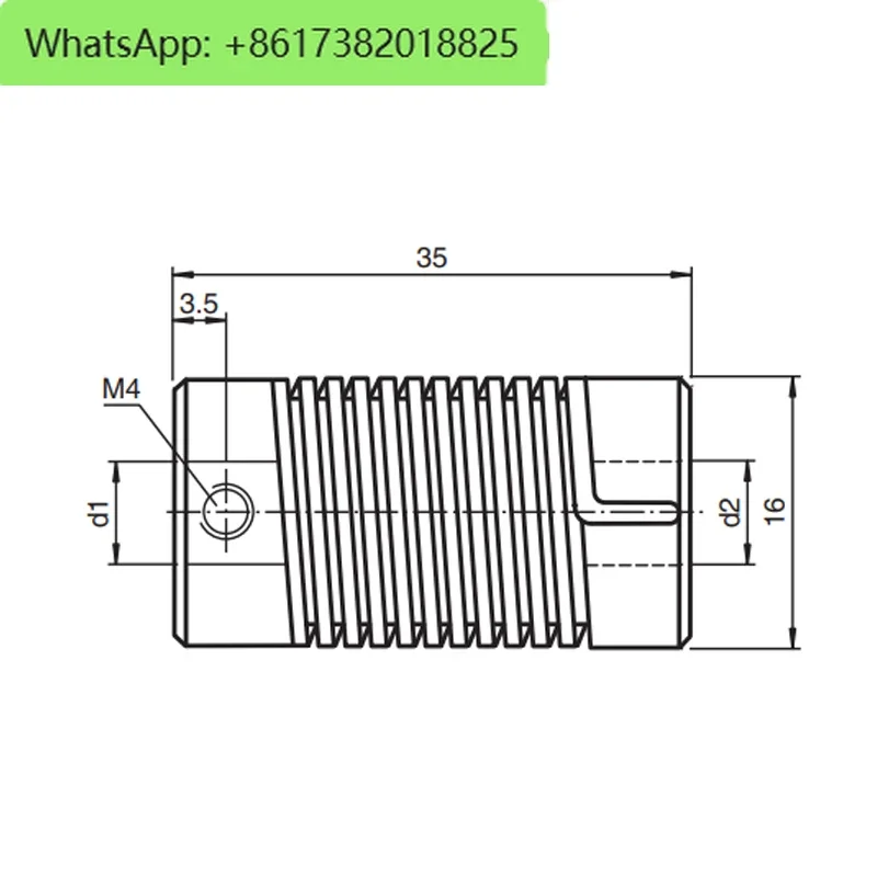 Encoder coupling 9402 6 * 6 8 * 8 10 * 10 elastic coupling