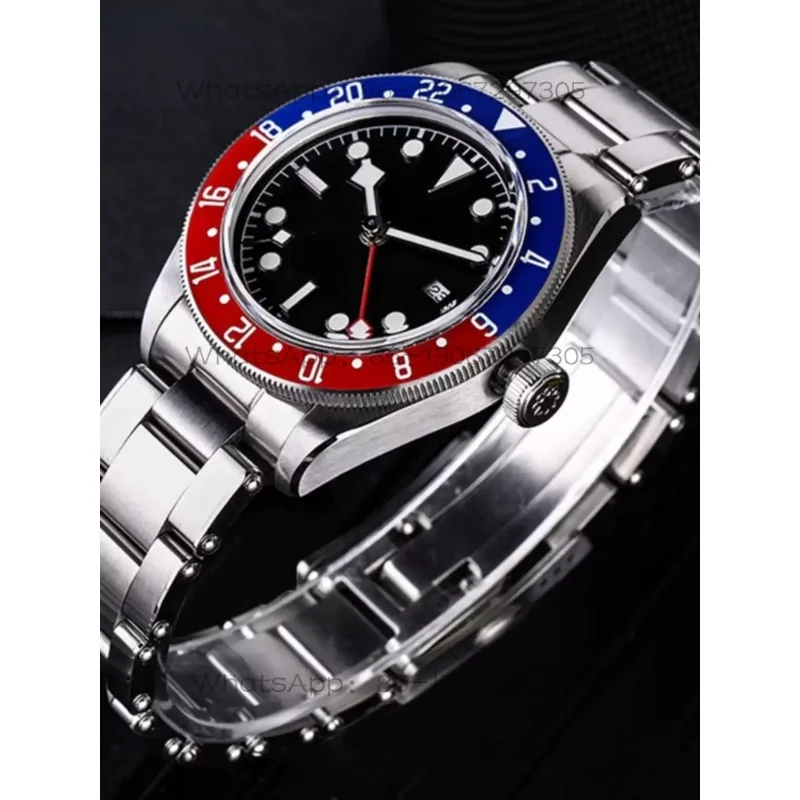 39Mm Stainless Steel Diving Watch Fully Automatic Mechanical Sapphire Crystal Men's Watch