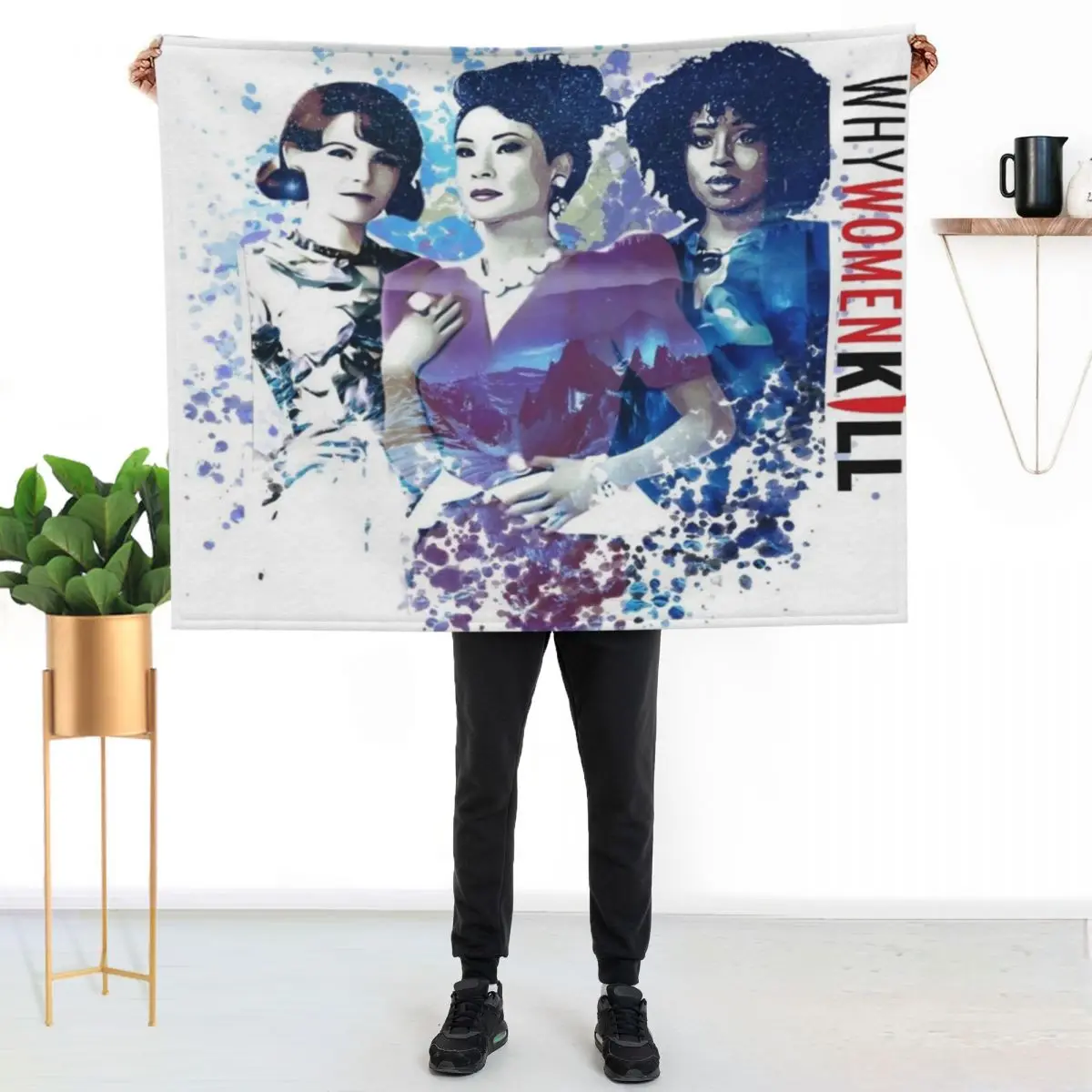 

Why Women Kill Cartoon Throw Blanket Fade Resistant Durable Throw Blanket