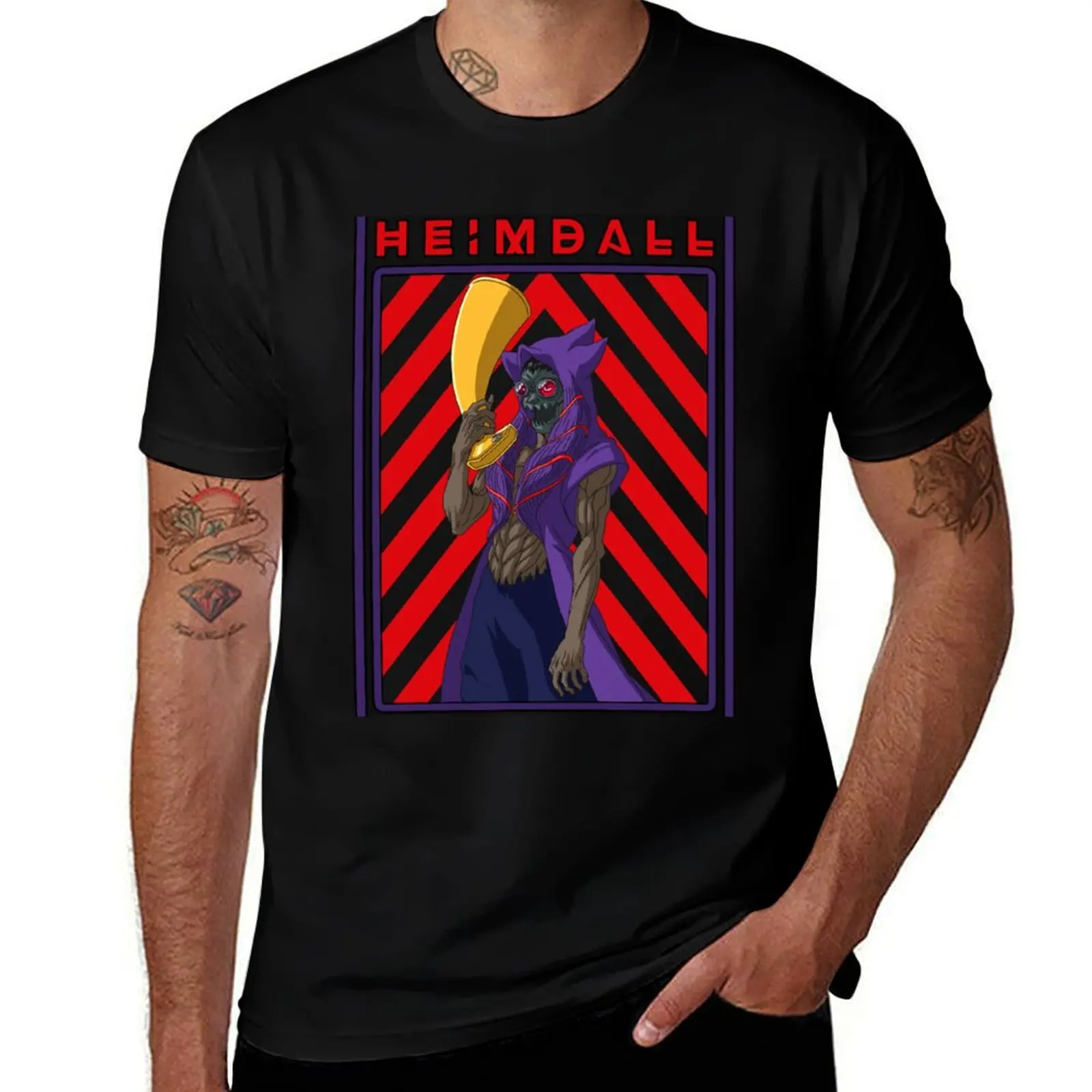 

RECORD OF RAGNAROK - HEIMDALL T-Shirt man t shirts for men casual essential t shirt T-Shirt