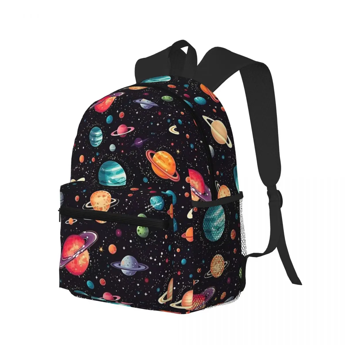 Solar System Space Planets Universe Student Backpack School Bag Hiking Travel Daypack for Boys Girls Bookbag Shoulder Bags