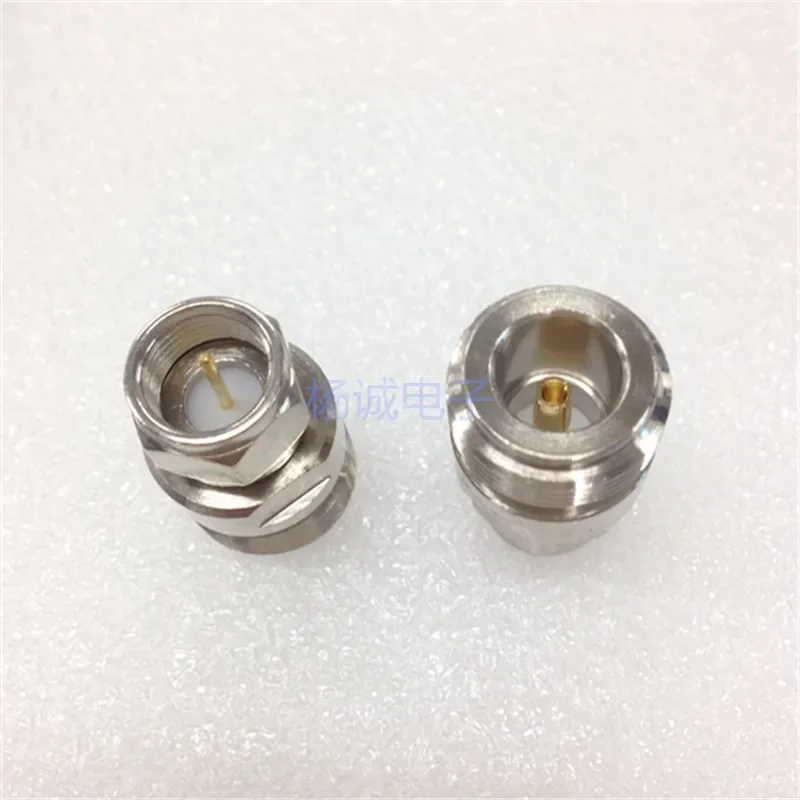 Konektor Koaksial RF Adaptor N/F-JK Penguat Sinyal Ponsel N Female-F Pria/Wanita N Kepala N Ke F