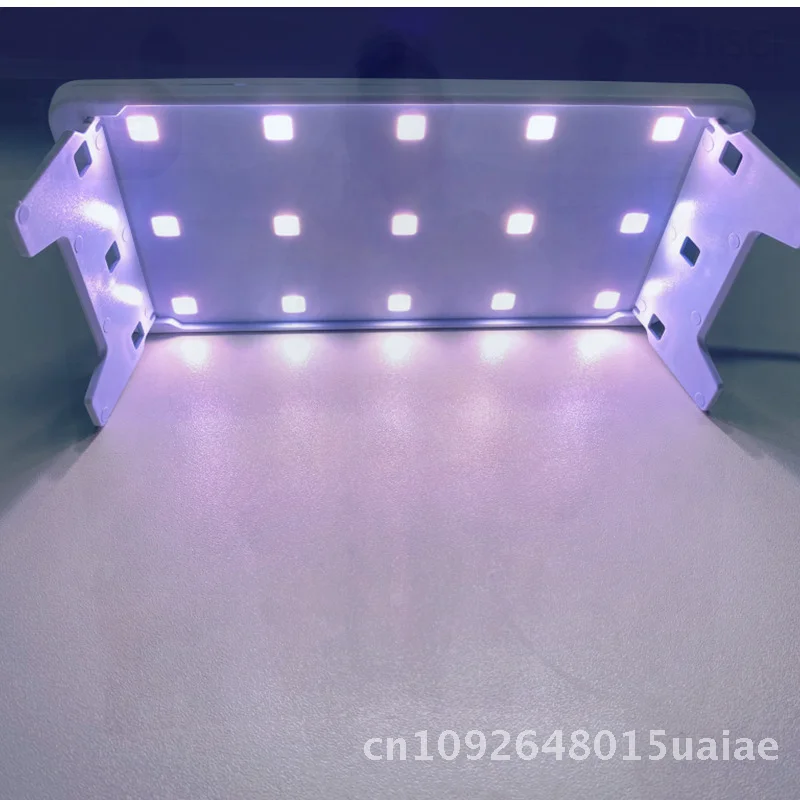 UV-lamp voor mobiele telefoon Gehard film Nagellicht Uithardende paarse lijm Baklamp 24-lichts plug-in 15W met Type-C-interface