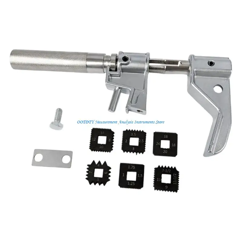 367D Functional Thread Restoration Repair Tool With Corrosion Resistant Body 6 MultiSize Dies Ergonomic Grip For Mechanics