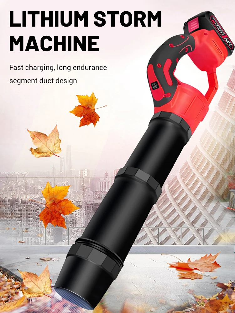 

32000RPM Garden Tool Cordless Electric High Power Air Blower Portable Fan Leaf Snow Air blow gun Cleaner For Makita 21V Battery