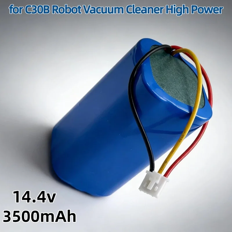 14.4V 2600mAh Lithium Cell Battery – Long-Lasting Energy Output Replacement Spare Part for C30B Robot Vacuum Cleaner High Power
