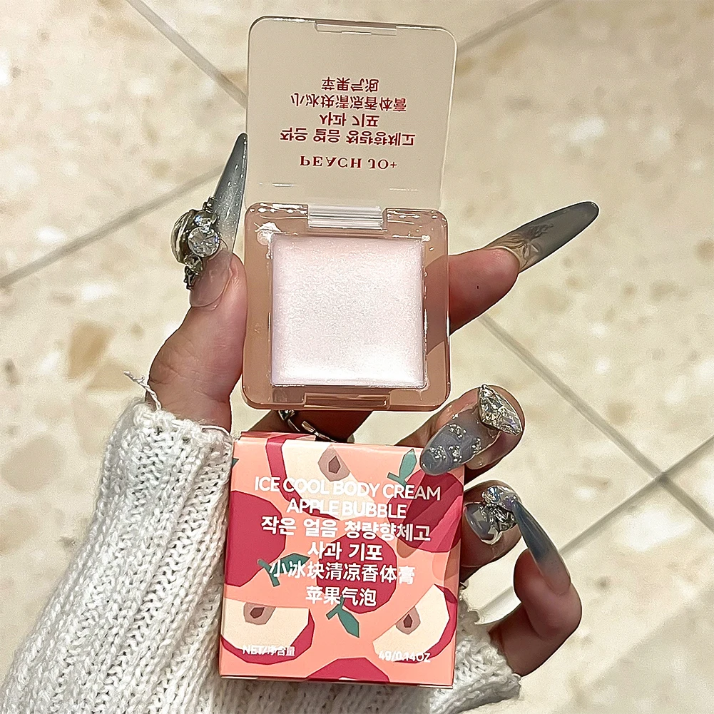1Pc Portable Cube Solid Perfume Solid Balm Refreshing and Fragrant Lasting Fragrances Grape Lemon Apple Fresh Body Deodorants image 4