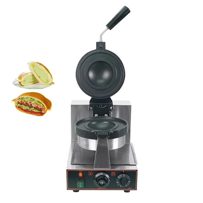 Commercial Ufo Burger Maker Machine Ice Cream Hamburger Press Sandwich Machine With Handle Buckle