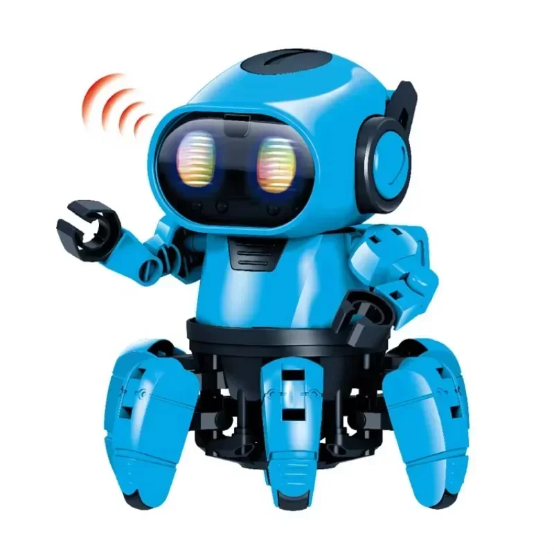 Gesture Sensing RC Robot Toy Interactive Robot with Lights Music STEM Educational Gift for Kids Boys Girls Learning Fun Play Toy