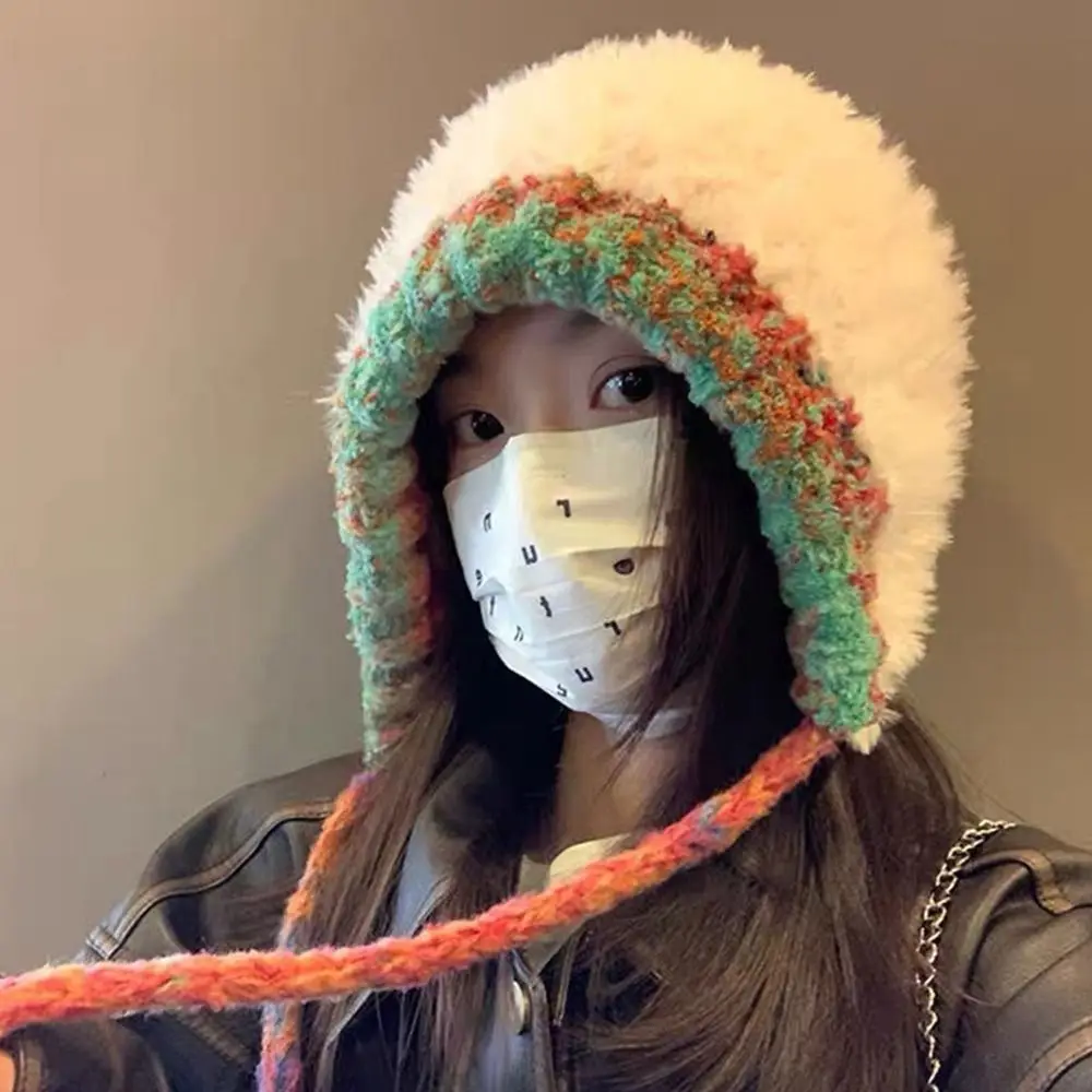 أزياء دافئة سميكة الأزياء أفخم قبعة يندبروف Coldproof محبوك قبعة دلو سدادات حماية الأذن قبعة صوفية الخريف الشتاء