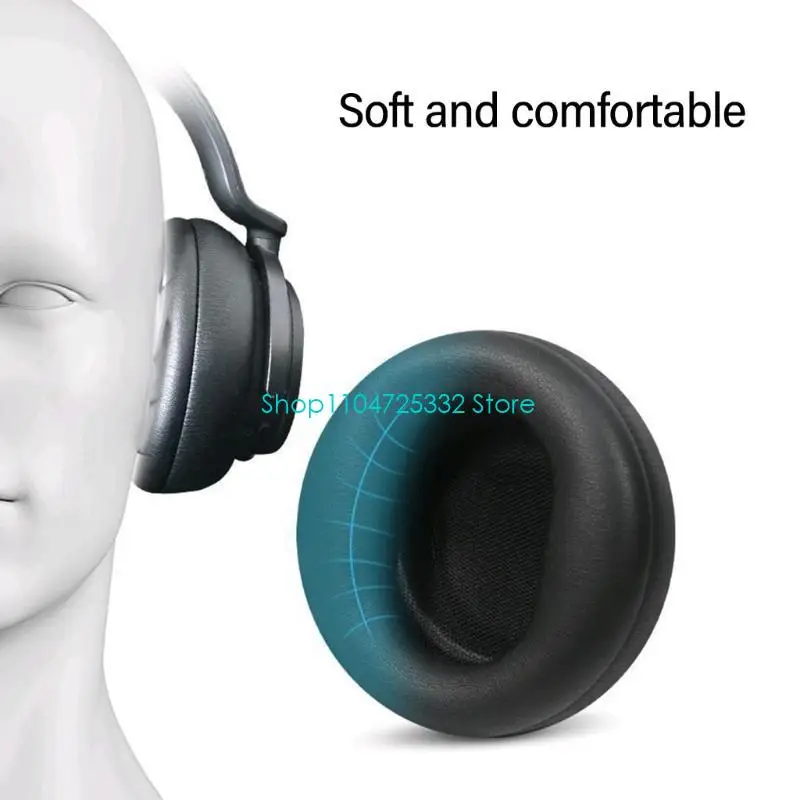 P5EA Soft Earpads Compatible for Headphones Wireless Headsets Earmuff Earpads