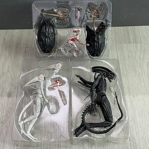 Alien Xenomorph Neomorph Figure Anime Creature Pack Action Figure Alien VS Predator Collectible Toy Doll Birthday Gifts