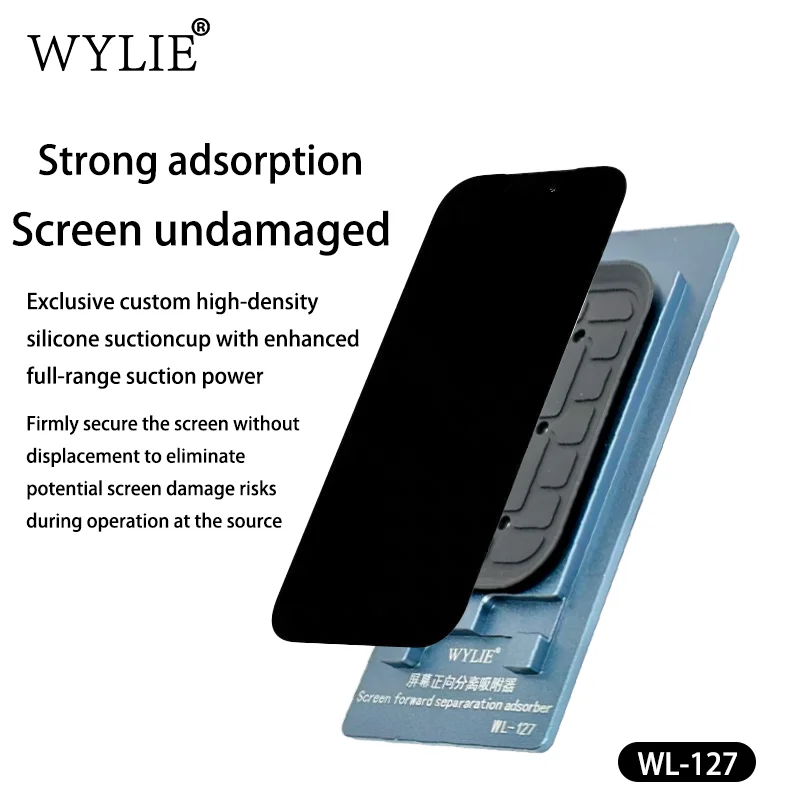 WYLIE WL-127 Screen Forward Separation Adsorber Strong Suction Universal For iP12-17 Series Android Flat Curved Screen Open Tool