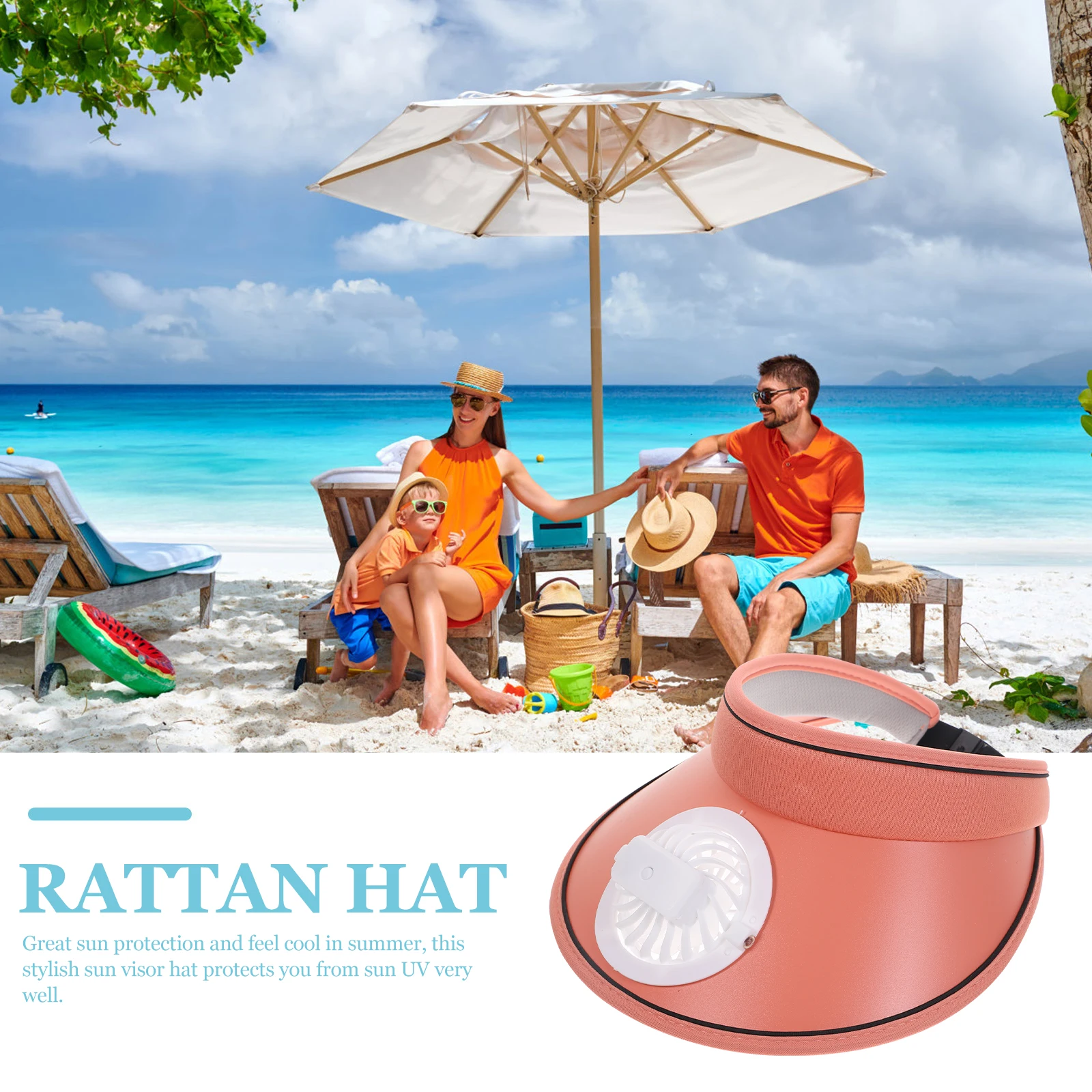 

Ultraviolet Protection Sun Lightweight PC Women Summer Visor Ladies Sunshade Outdoor Sports Beach Park Pool Hiking Fishing