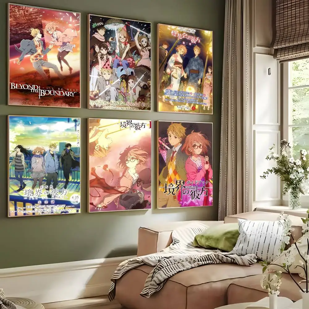 Japan Anime B-Beyond t-the B-Boundary Fashion Poster Art Canvas Prints Painting Wall Art Pictures for Living Room Decoration