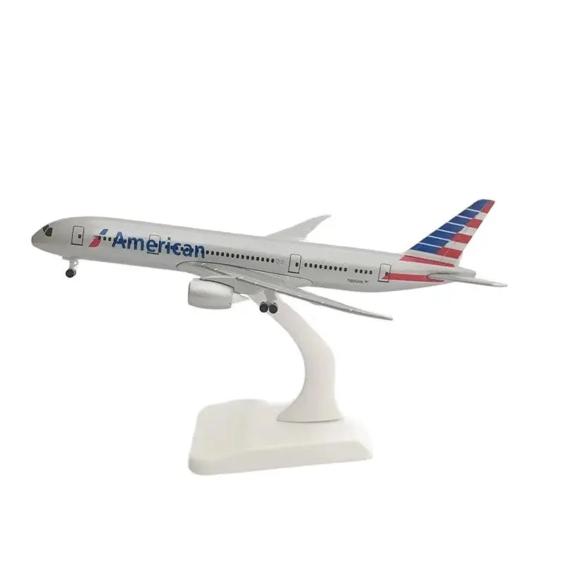 

B777 20CM American Airlines 777 Airplane Model With Landing Gear Alloy Metal Diecast Aircraft Model Toy plane Gift Plastic Model
