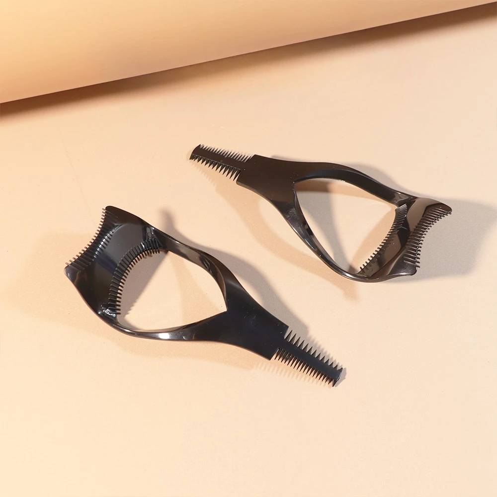 3 in 1 Strumenti per ciglia Trucco Mascara Scudo Guardia Bigodino Applicatore Pettine Strumento cosmetico di bellezza Guida Carta Strumento per il trucco 3 colori Nuovo