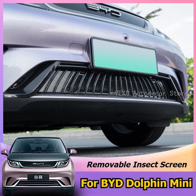 

Для BYD Dolphin Mini автомобильная передняя решетка пылезащитный чехол бампер сетчатая решетка воздухозаборник решетка защита от насекомых автомобильные аксессуары