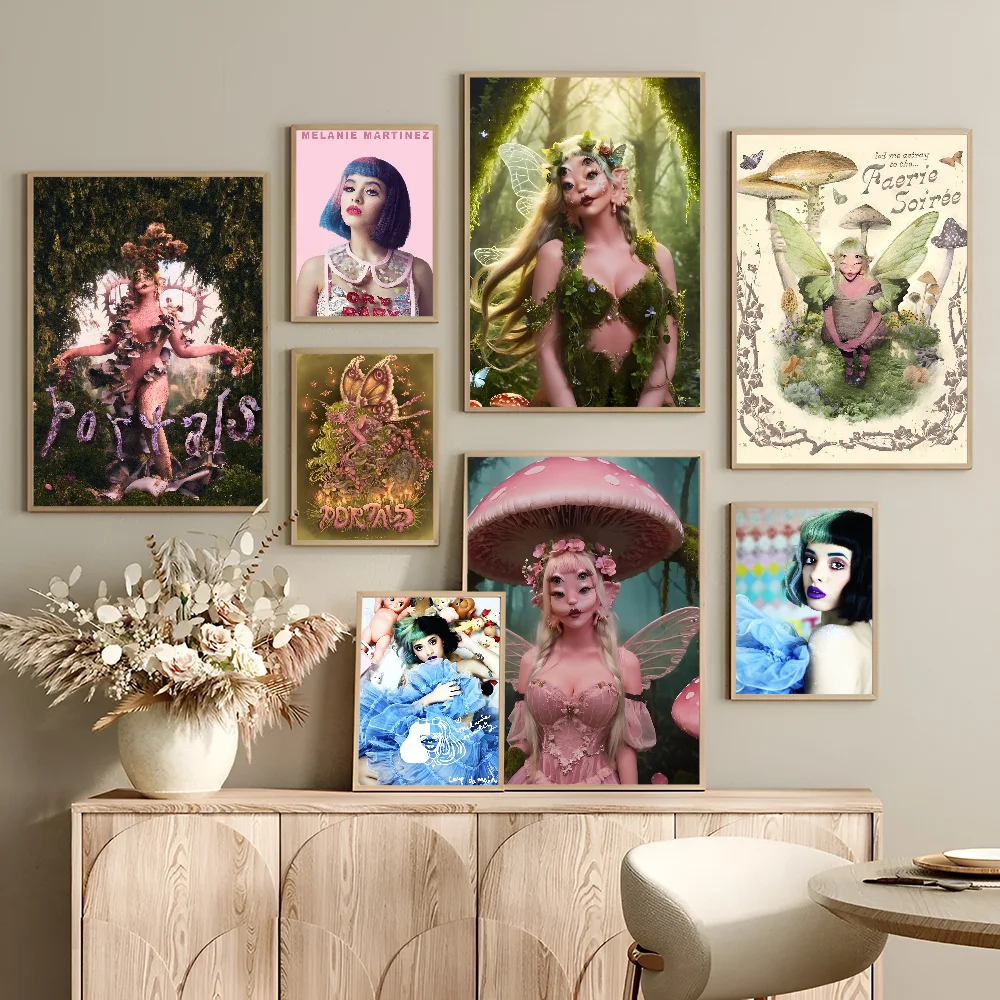 Melanie M-Martinez Singer Whitepaper Poster HD Quality Poster Wall Art Painting Study Room Wall Decor