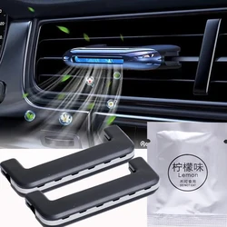 Car Air Freshener Car Clip Fragrance For Auto Interior Accessories Invisible Reuse Cars Diffuser For Air Vent Cars Solid Perfume
