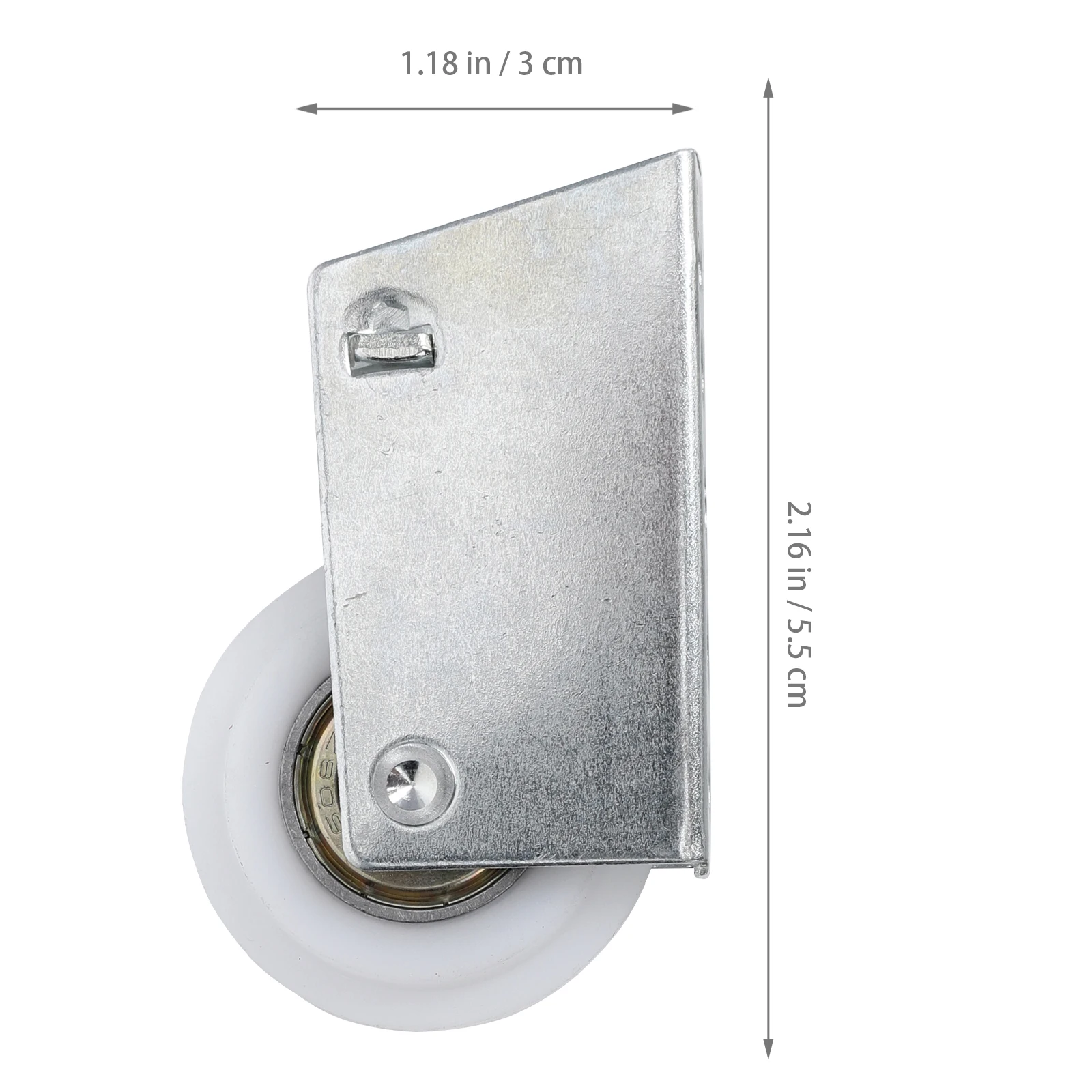 

4 set 4 Sets Roller Cabinet Closet Cupboard Wheel Wardrobe Pulley Silent Bearing Smooth Endurable Lightweight Quick Disassembled