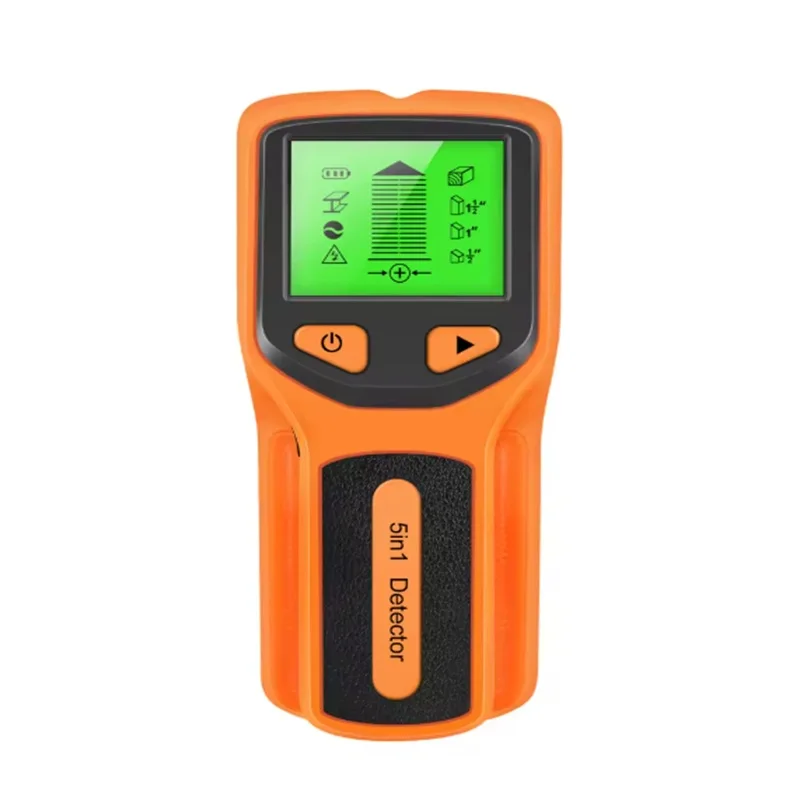 Digital Handheld 5 in 1 Stud Detector Wall Wood Scanner Wall Detector Live AC Wires Cable PVC Water Pipe Metal Finder Scanner