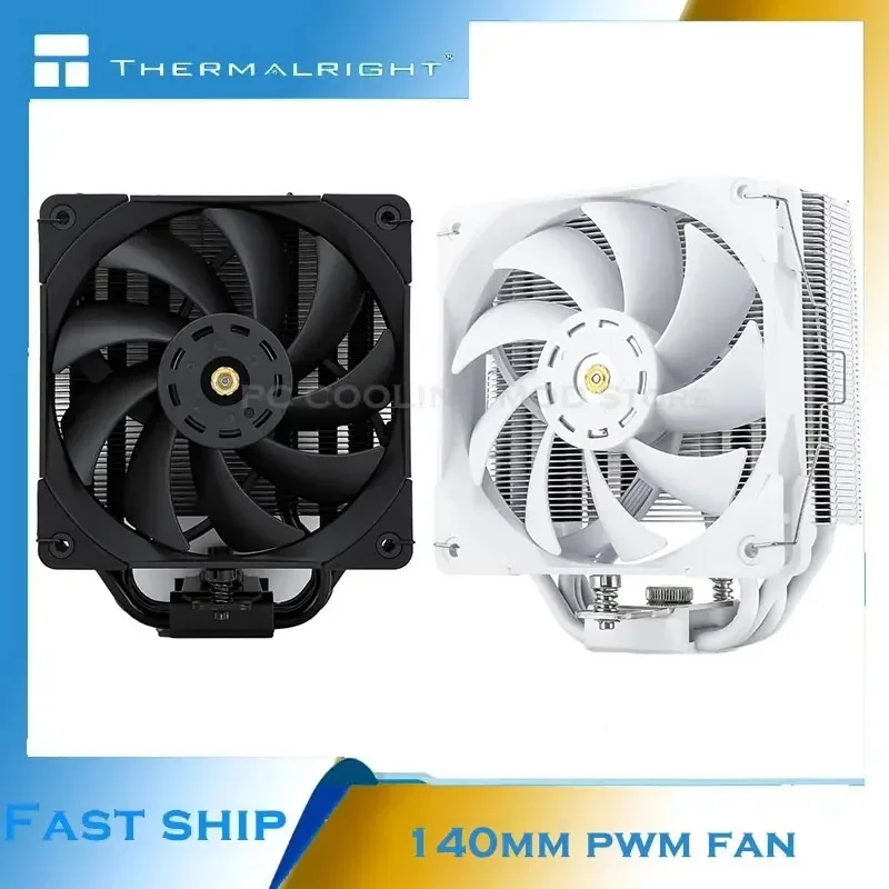 Thermalright PC Case 5 Heat Pipe CPU Cooler Single Tower Radiator For with PWM Cooling Fan Intel AMD TR-TA120 EX WHITE/BLACK