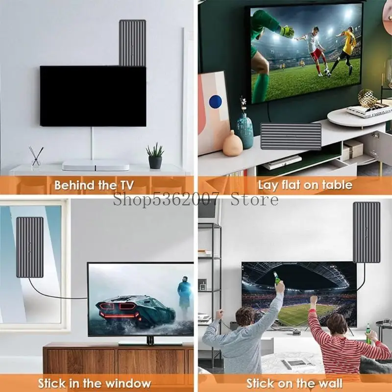 Advanced HDTV Antennas With Upgradeds Chip 4K UHD Reception Resistant Indoor Outdoor 40JB