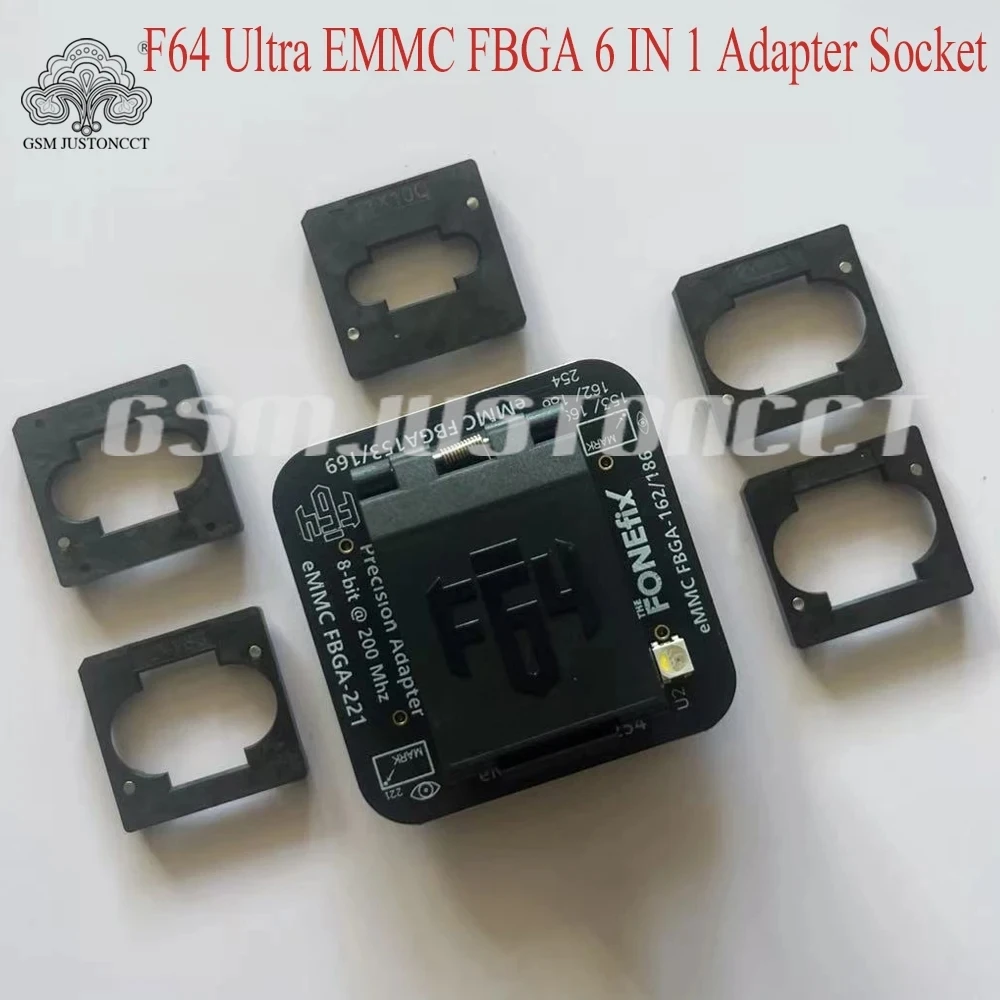

Переходная розетка F64 Flash Ultra EMMC FBGA 6 в 1 для Flash 64, ультра, Lite BOX