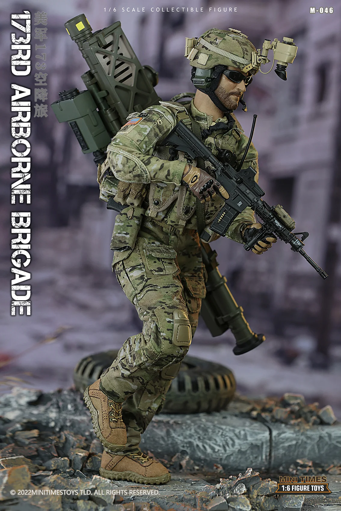 ViiKONDO M046 Minitimes 1/6 Bilancia Action Figure Giocattolo Modello US 173rd Airborne Brigade Army Men 12 pollici Soldato Figurine Collezione