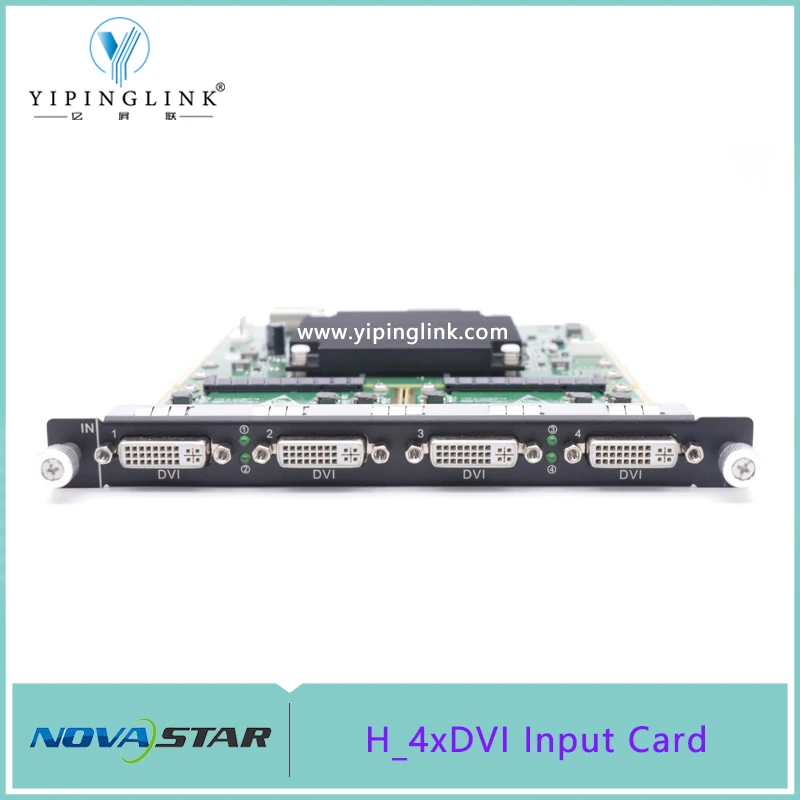 

Hot Sale Novastar H_4xDVI Input Card For H2 H5 H9 H15 Video Wall Splicer