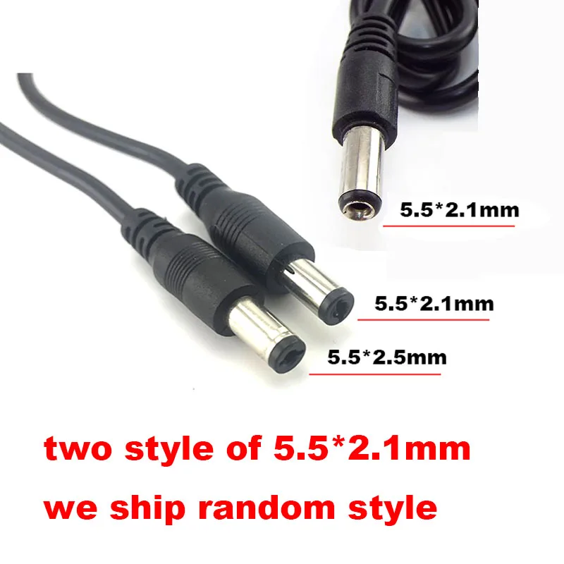0.8m USB 2.0 Type A Male to DC Plug Power Connector For Small Electronics Devices usb Extension Cable 5.5*2.1mm 5.5*2.5mm Jack