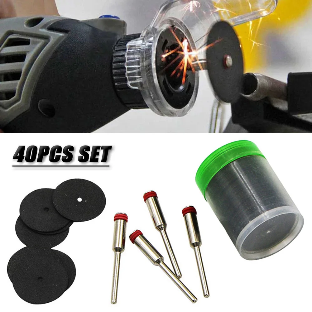 

40 шт. 25 мм режущий диск, полотно для циркулярной пилы, шлифовальный круг из смолы для вращающегося инструмента, отрезной диск, полотно для циркулярной пилы, смола