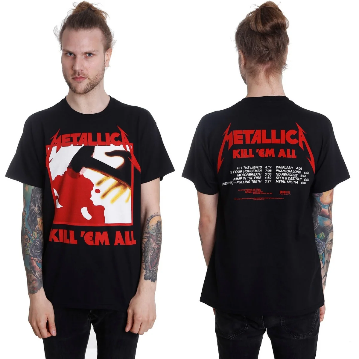 Skull Screaming Red 72 Seasons Metallica Band T-Shirt Cotton Graphic Tee Men Women Summer Streetwear