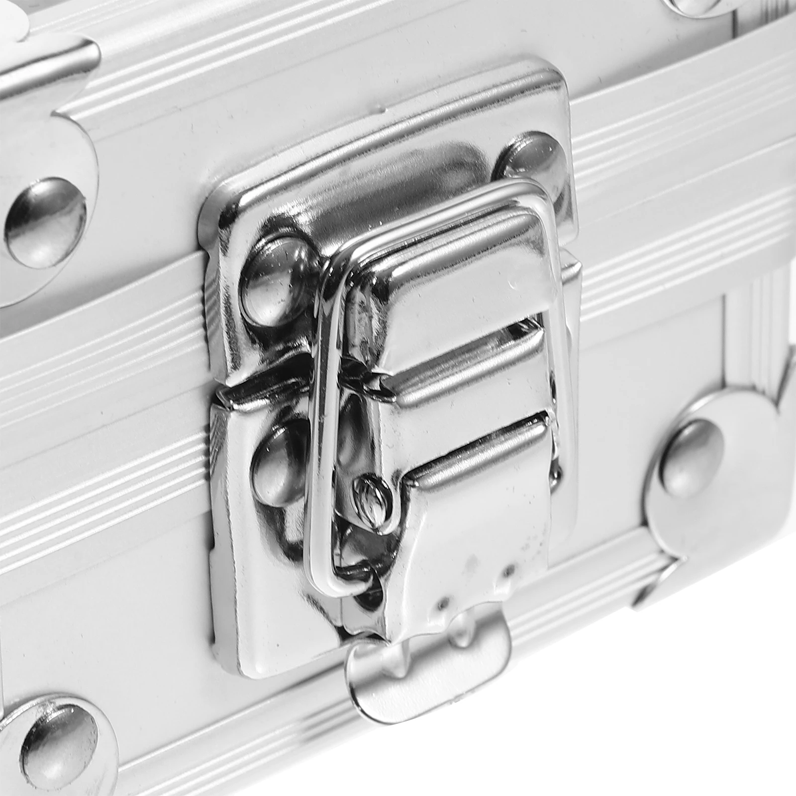 

Manicure Polishing Heads Case Heavy Duty Zinc Alloy Nail Drill Bit Organizer with Special Hole Design for Easy Access and