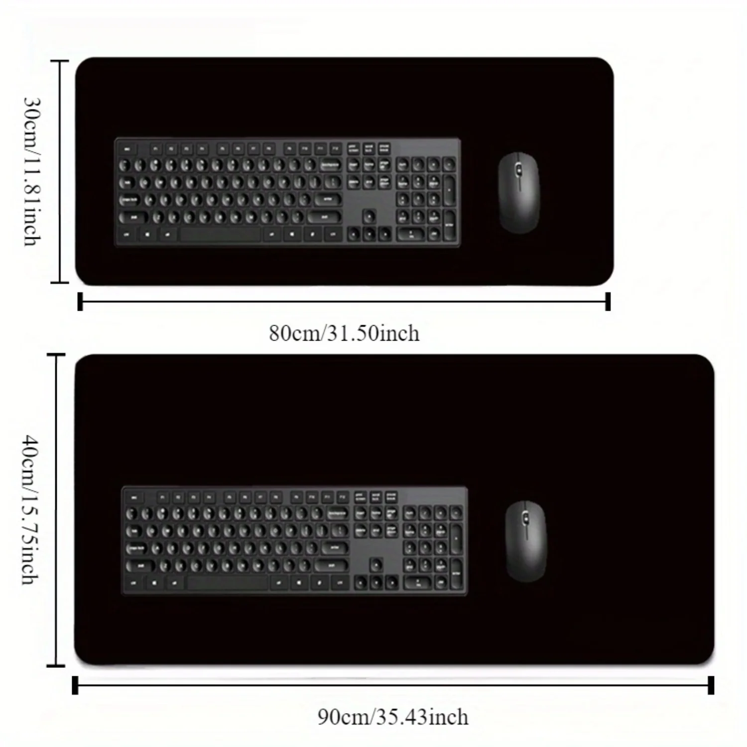 Cherry Blossom Mouse Pad  Large Office Desk Pad with Rubber Anti-Slip Surface