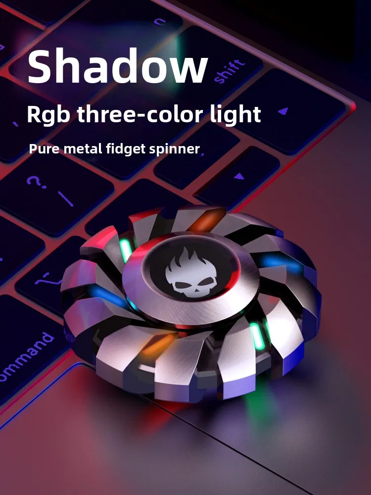 yijue-yijoo-luminous-fidget-spinner-–-metal-alloy-glow-in-dark-finger-gyro-edc-decompression-stress-relief-toy-for-adults-men